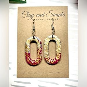 Clay and Simple Hoop Earrings